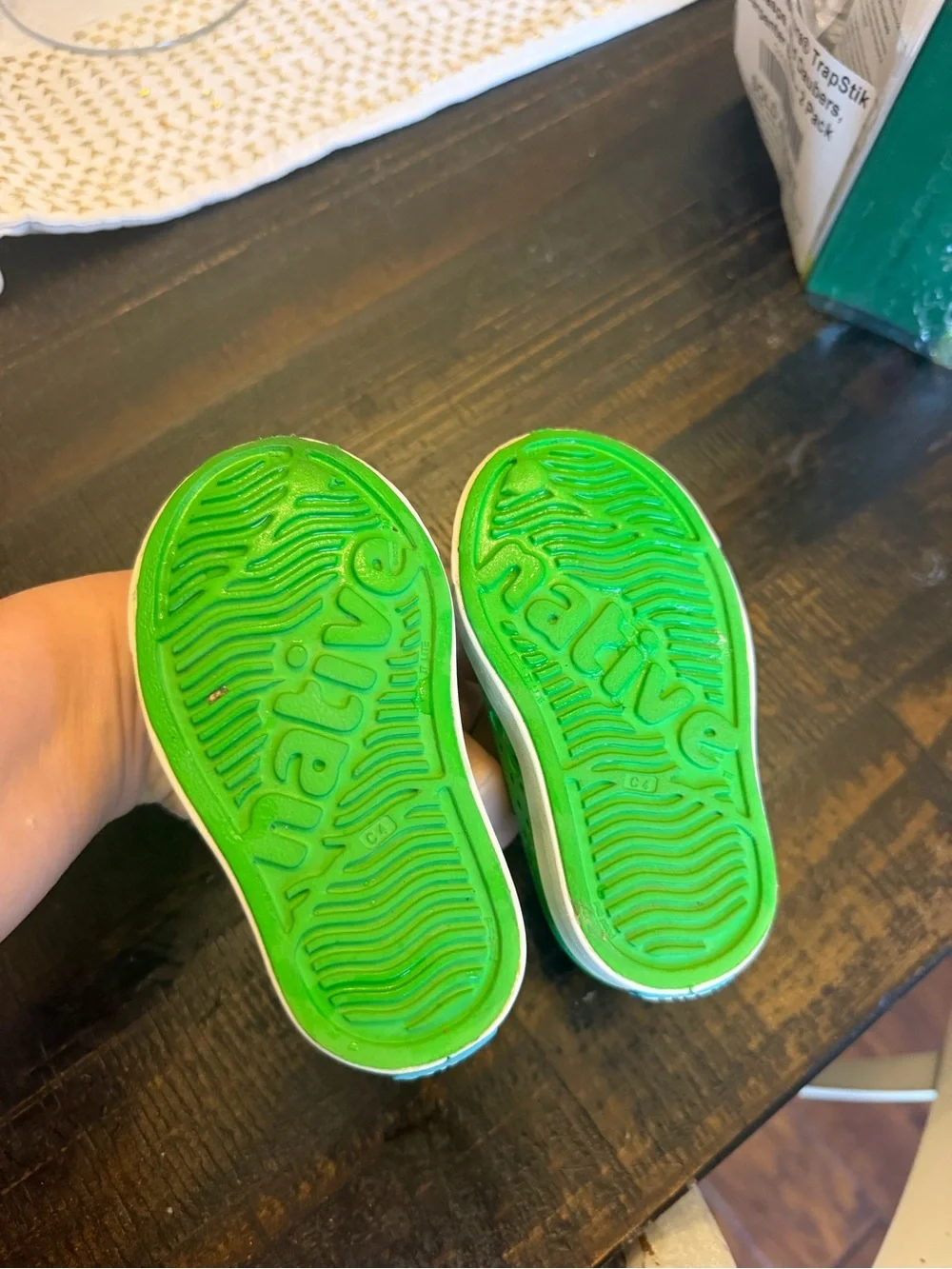 Native Kids Jefferson Shoes in Green